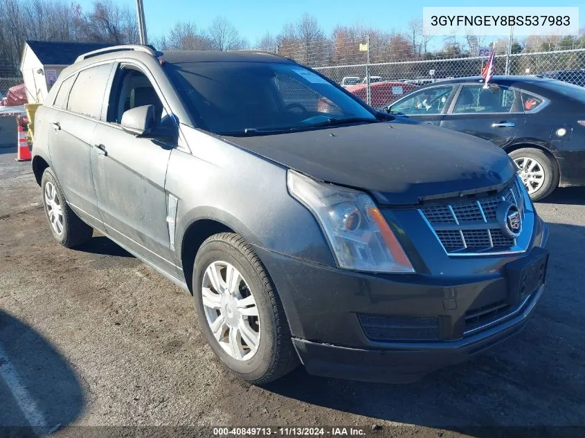 2011 Cadillac Srx Standard VIN: 3GYFNGEY8BS537983 Lot: 40849713