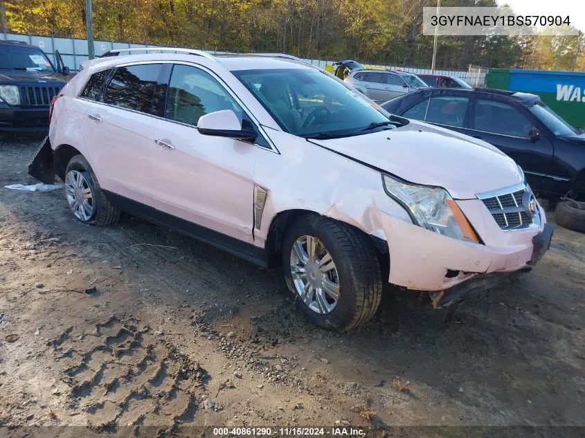 3GYFNAEY1BS570904 2011 Cadillac Srx Luxury Collection