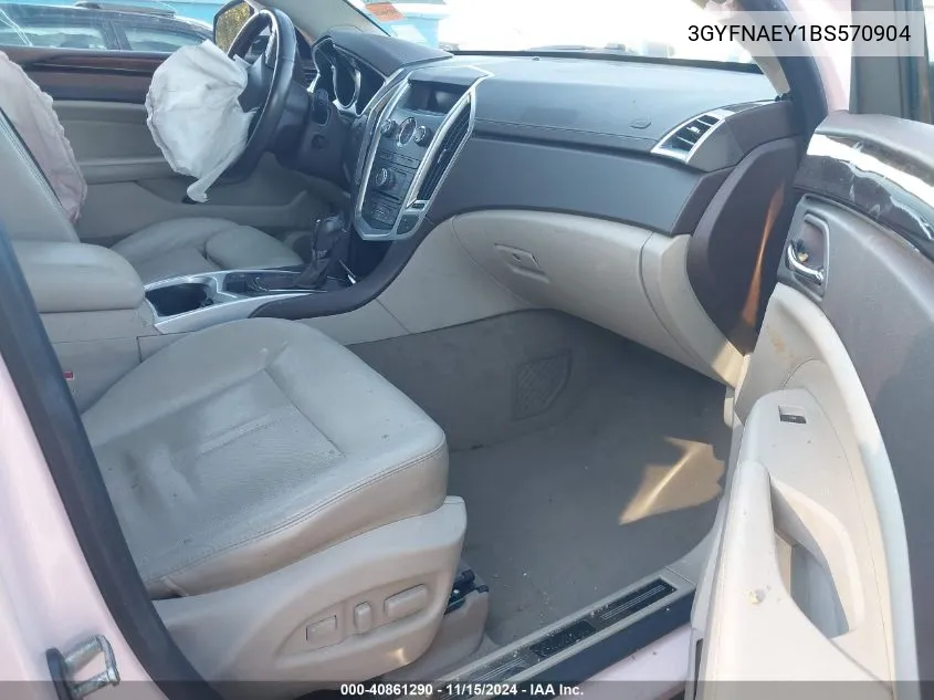 3GYFNAEY1BS570904 2011 Cadillac Srx Luxury Collection