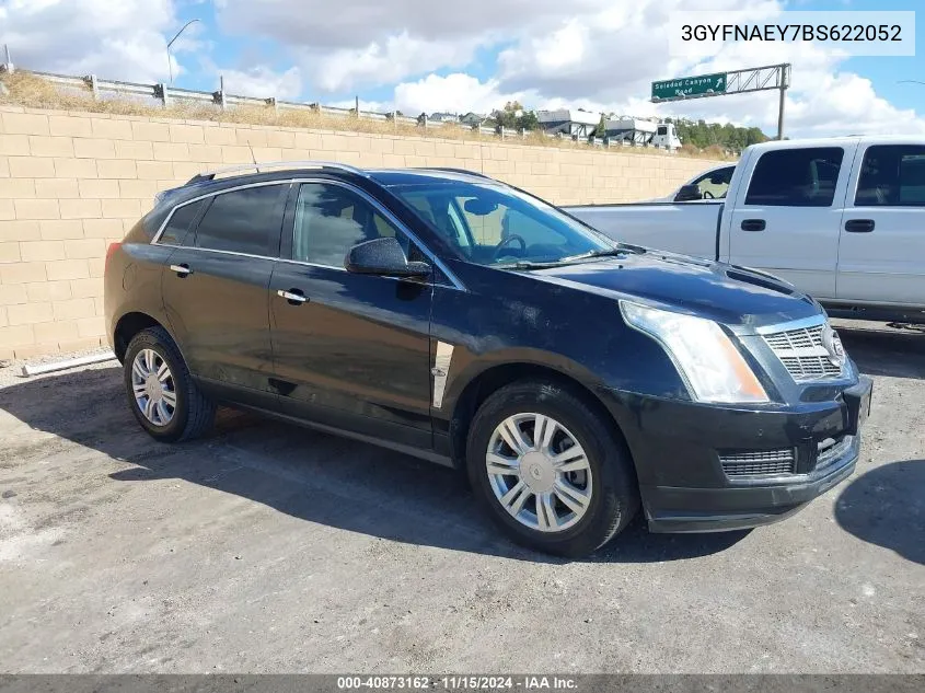 3GYFNAEY7BS622052 2011 Cadillac Srx Luxury Collection