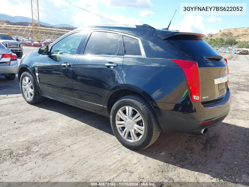 3GYFNAEY7BS622052 2011 Cadillac Srx Luxury Collection