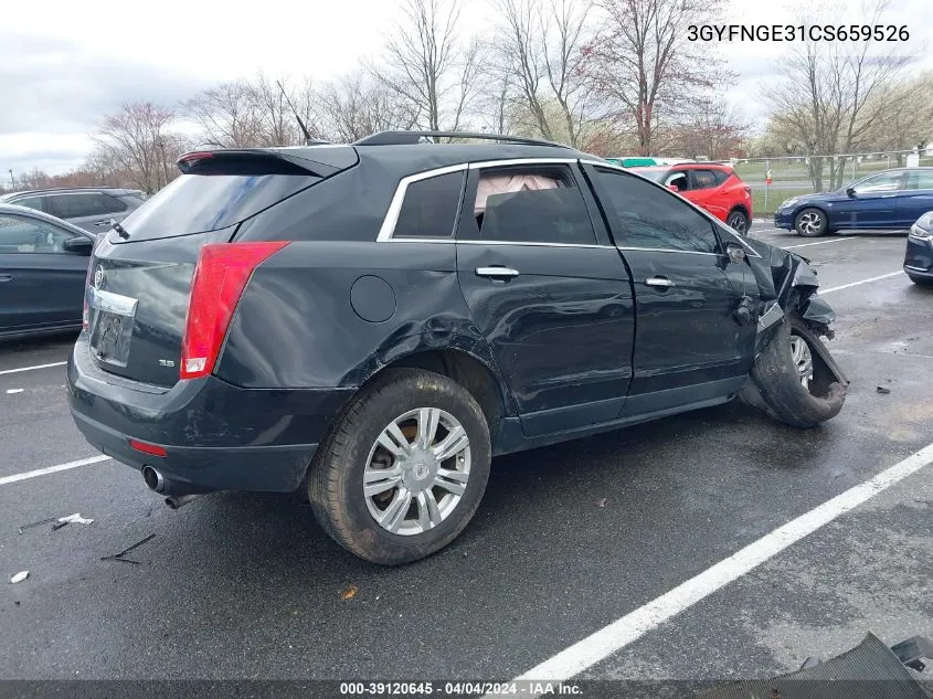 2012 Cadillac Srx Standard VIN: 3GYFNGE31CS659526 Lot: 39120645