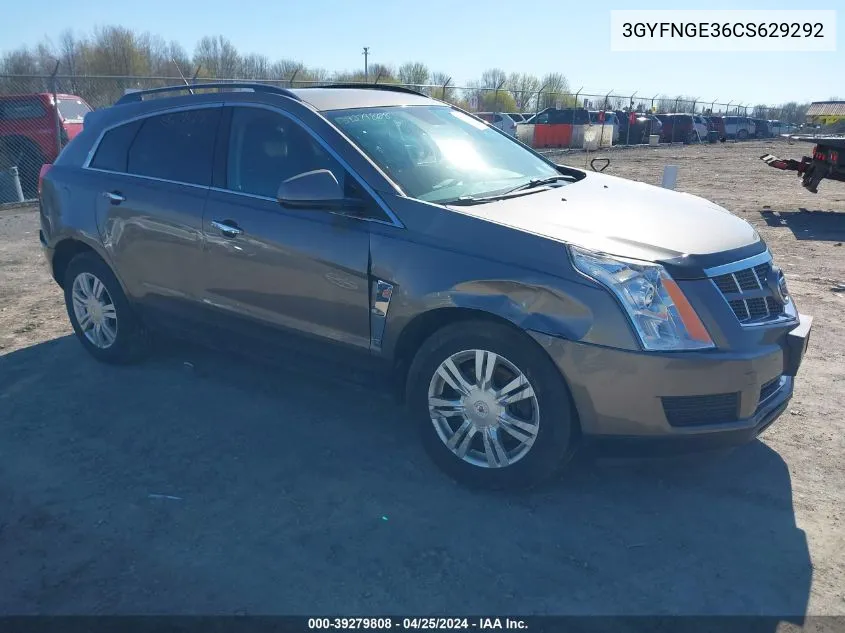 2012 Cadillac Srx Standard VIN: 3GYFNGE36CS629292 Lot: 39279808