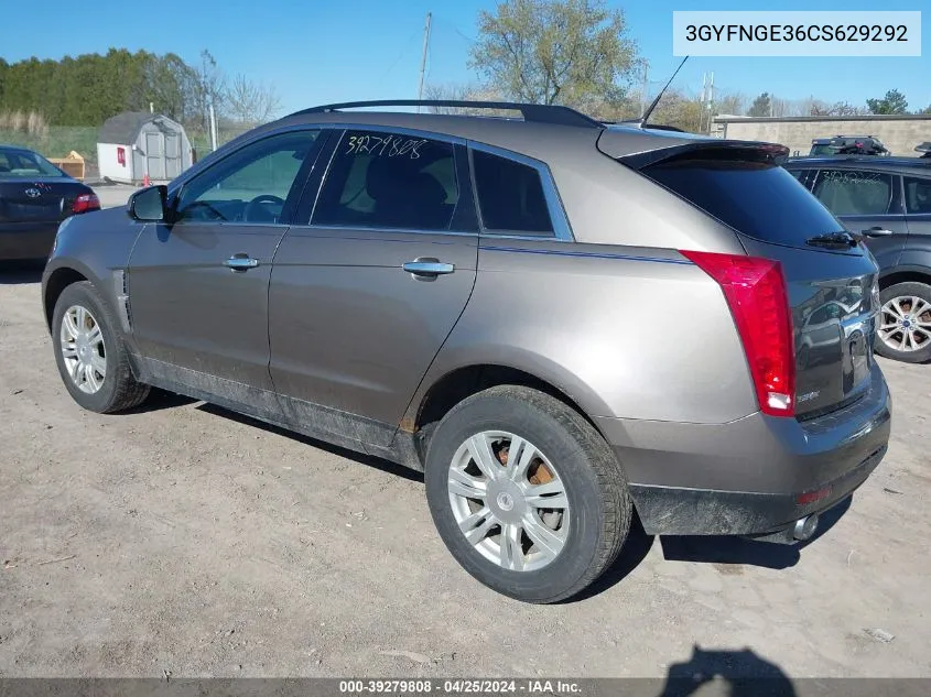 2012 Cadillac Srx Standard VIN: 3GYFNGE36CS629292 Lot: 39279808