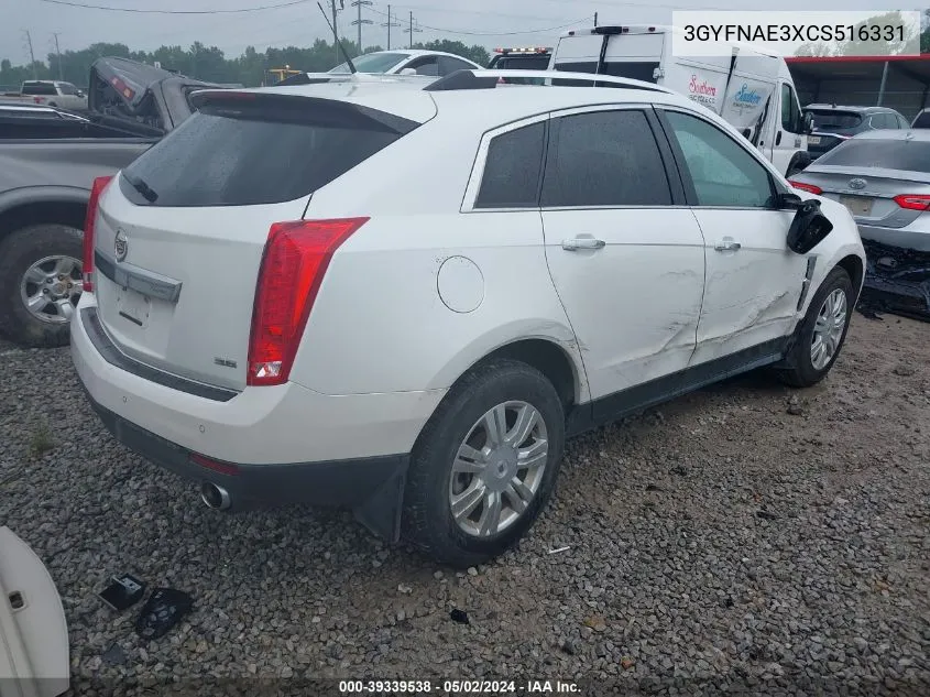 3GYFNAE3XCS516331 2012 Cadillac Srx Luxury Collection