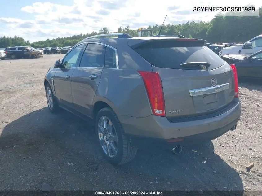 2012 Cadillac Srx Performance Collection VIN: 3GYFNEE30CS505989 Lot: 39491763