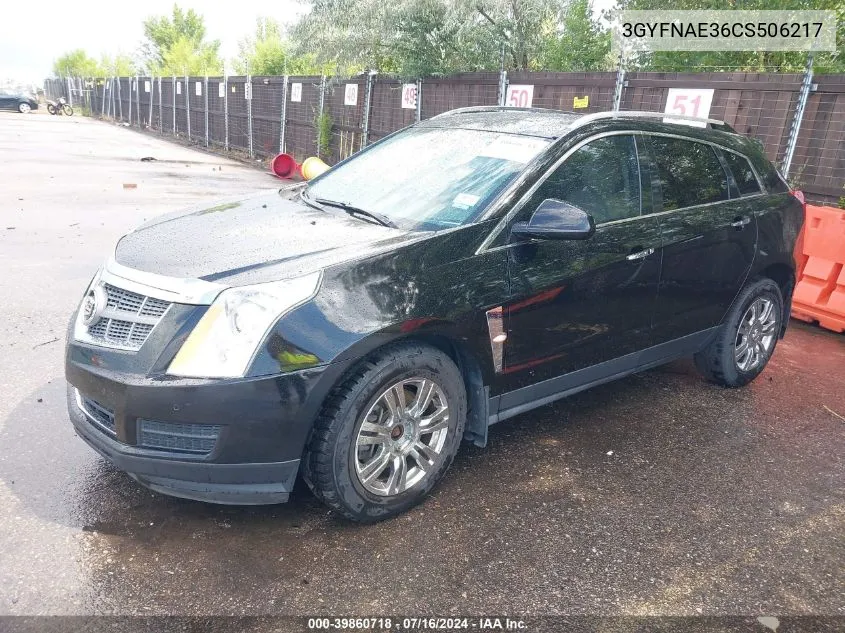 3GYFNAE36CS506217 2012 Cadillac Srx Luxury Collection