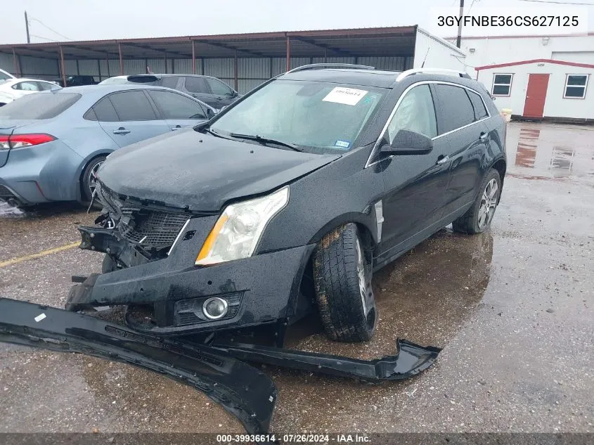 2012 Cadillac Srx Performance Collection VIN: 3GYFNBE36CS627125 Lot: 39936614