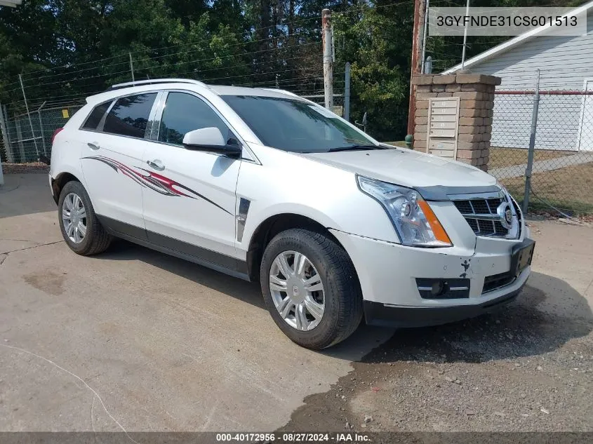 3GYFNDE31CS601513 2012 Cadillac Srx Luxury Collection