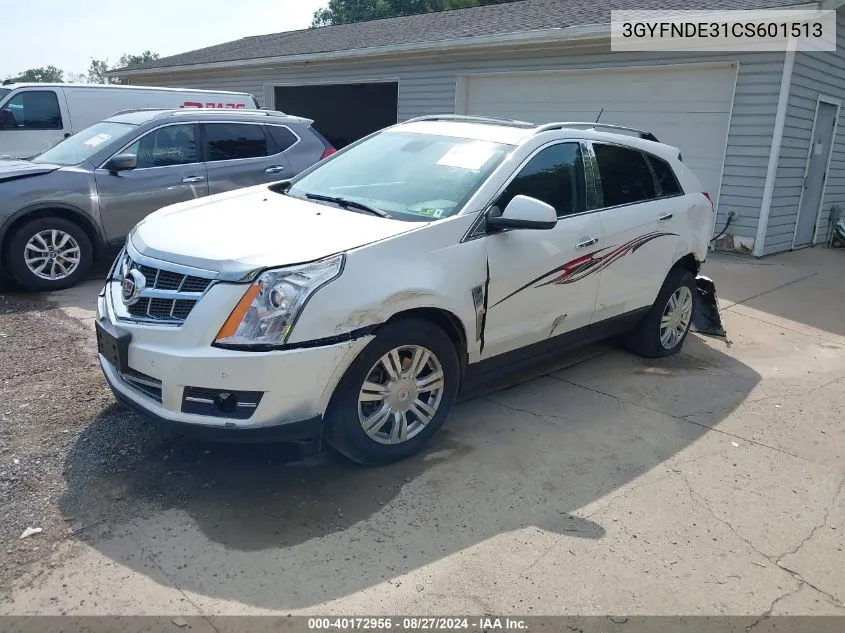 2012 Cadillac Srx Luxury Collection VIN: 3GYFNDE31CS601513 Lot: 40172956