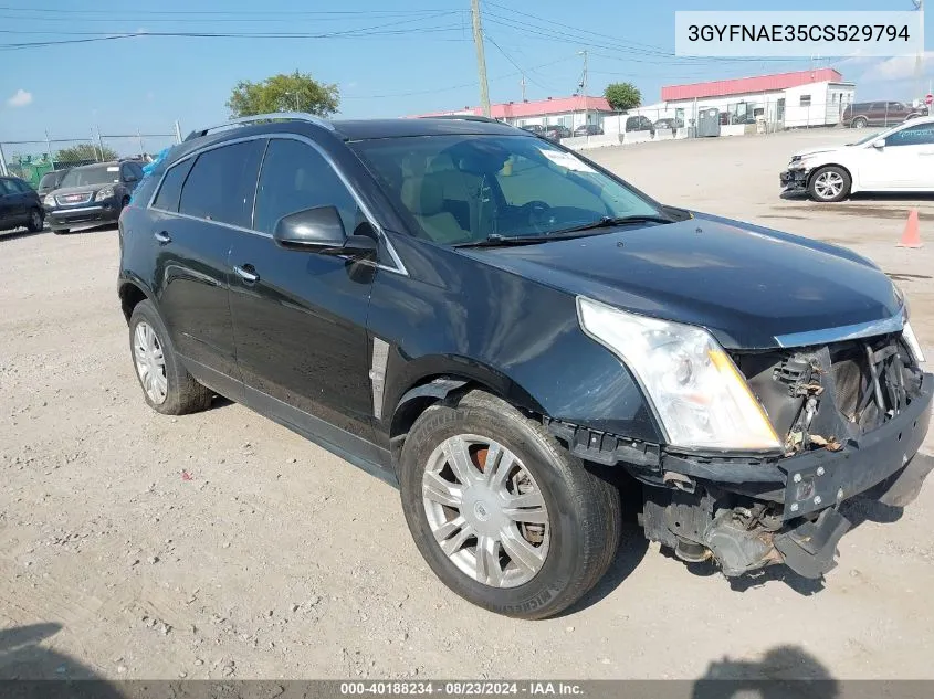 3GYFNAE35CS529794 2012 Cadillac Srx Luxury Collection