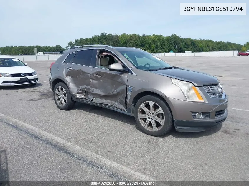 3GYFNBE31CS510794 2012 Cadillac Srx Performance Collection