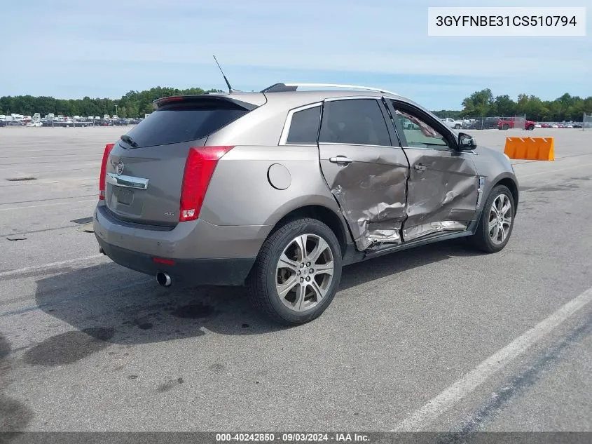 3GYFNBE31CS510794 2012 Cadillac Srx Performance Collection