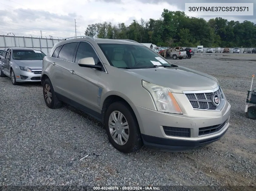 3GYFNAE37CS573571 2012 Cadillac Srx Luxury Collection