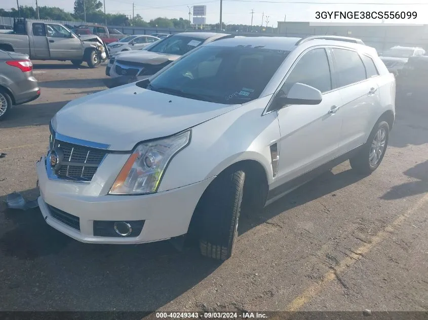 2012 Cadillac Srx Standard VIN: 3GYFNGE38CS556099 Lot: 40249343