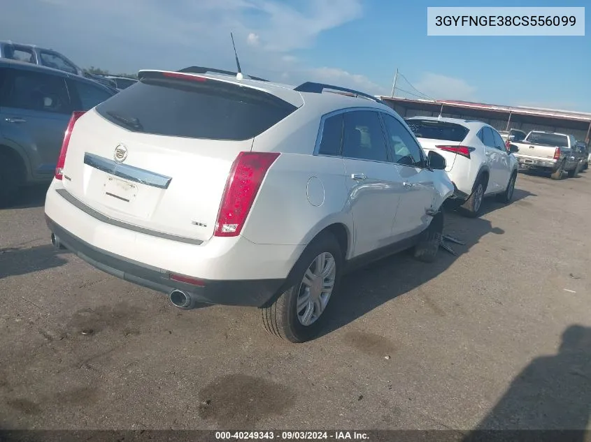 2012 Cadillac Srx Standard VIN: 3GYFNGE38CS556099 Lot: 40249343