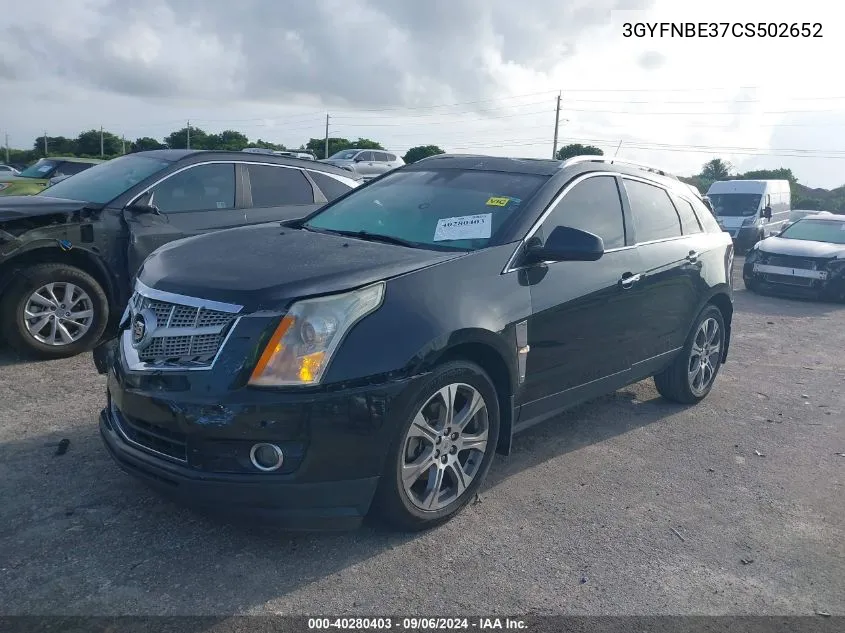 3GYFNBE37CS502652 2012 Cadillac Srx Performance Collection