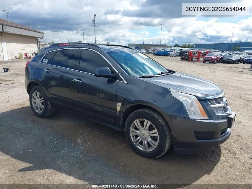 2012 Cadillac Srx Standard VIN: 3GYFNGE32CS654044 Lot: 40281749