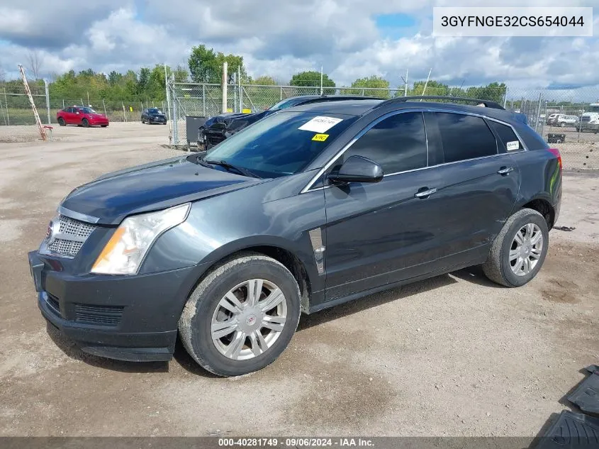 2012 Cadillac Srx Standard VIN: 3GYFNGE32CS654044 Lot: 40281749