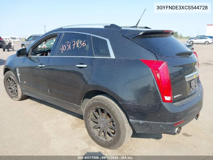 3GYFNDE3XCS544728 2012 Cadillac Srx Luxury Collection