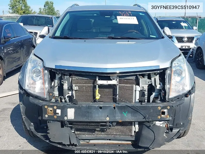 3GYFNEE39CS510947 2012 Cadillac Srx Performance Collection