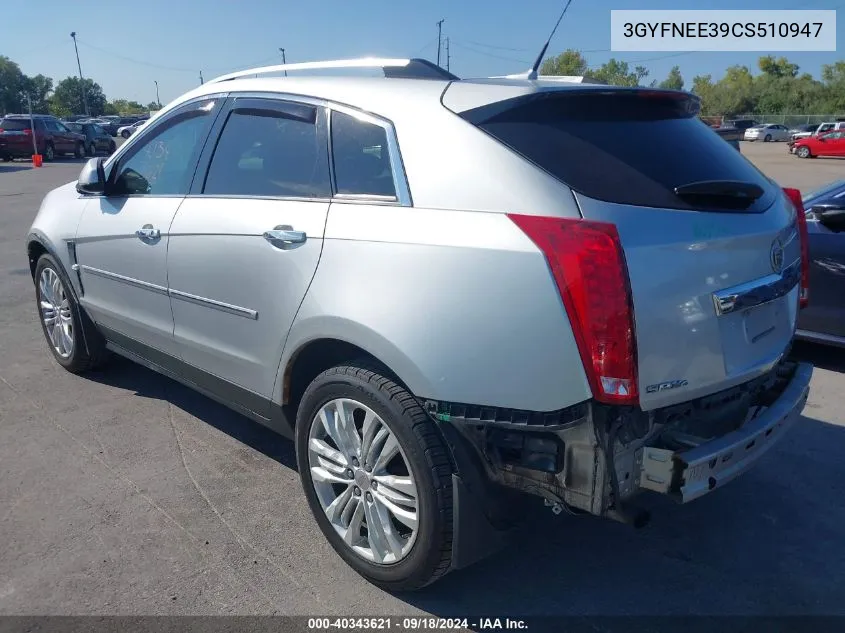 3GYFNEE39CS510947 2012 Cadillac Srx Performance Collection