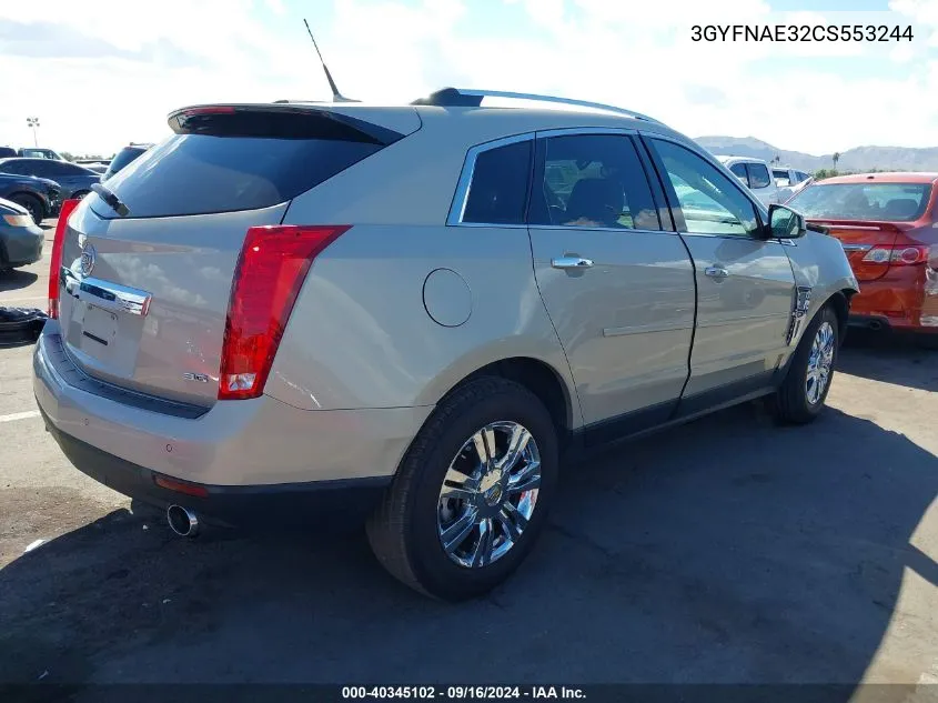 2012 Cadillac Srx Luxury Collection VIN: 3GYFNAE32CS553244 Lot: 40345102