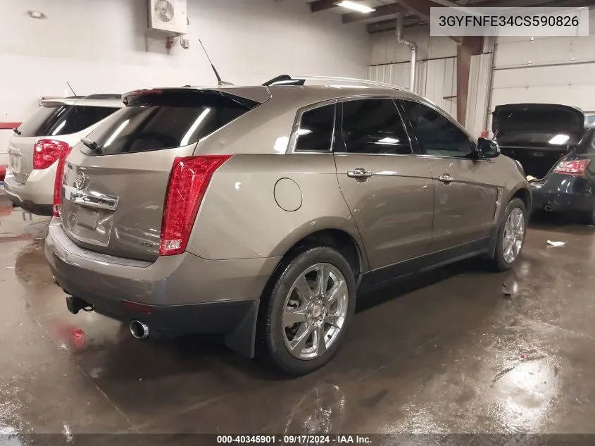 3GYFNFE34CS590826 2012 Cadillac Srx Premium Collection