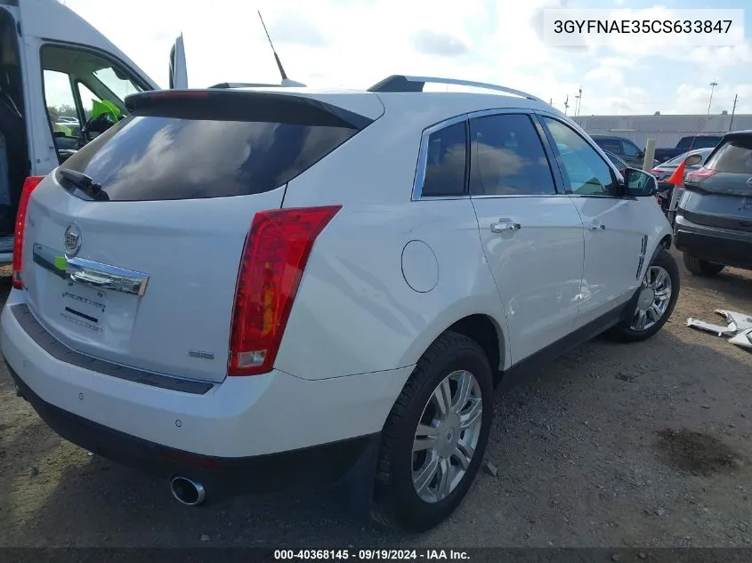 3GYFNAE35CS633847 2012 Cadillac Srx Luxury Collection