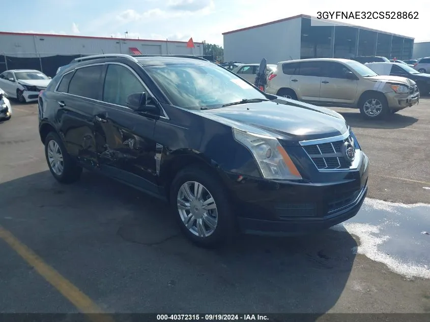 2012 Cadillac Srx Luxury Collection VIN: 3GYFNAE32CS528862 Lot: 40372315