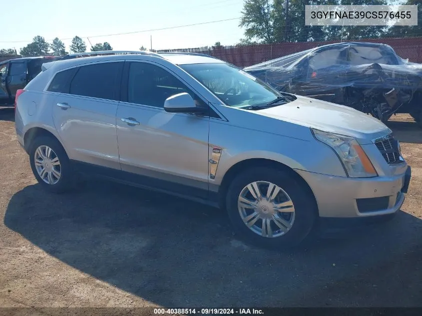 3GYFNAE39CS576455 2012 Cadillac Srx Luxury Collection