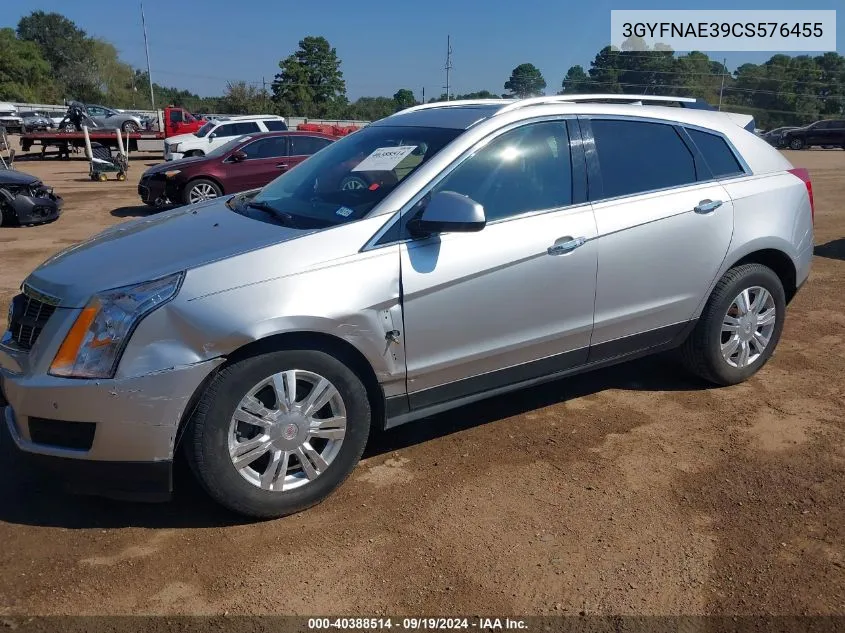 3GYFNAE39CS576455 2012 Cadillac Srx Luxury Collection