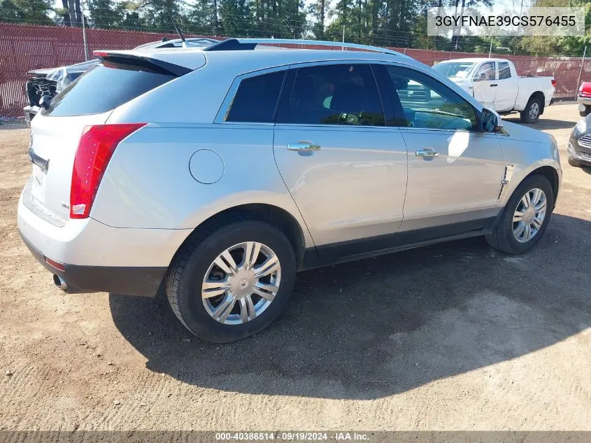 3GYFNAE39CS576455 2012 Cadillac Srx Luxury Collection