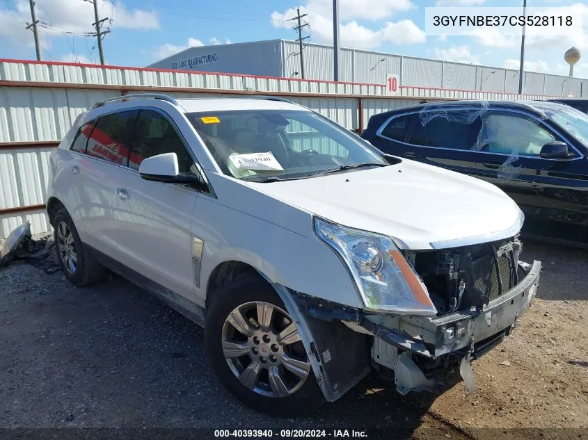 2012 Cadillac Srx Performance Collection VIN: 3GYFNBE37CS528118 Lot: 40393940