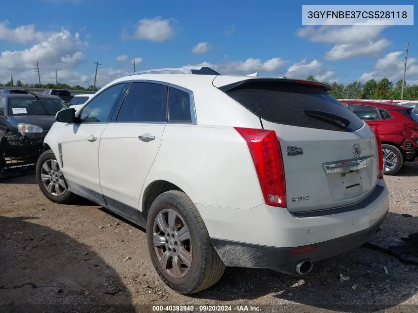 3GYFNBE37CS528118 2012 Cadillac Srx Performance Collection