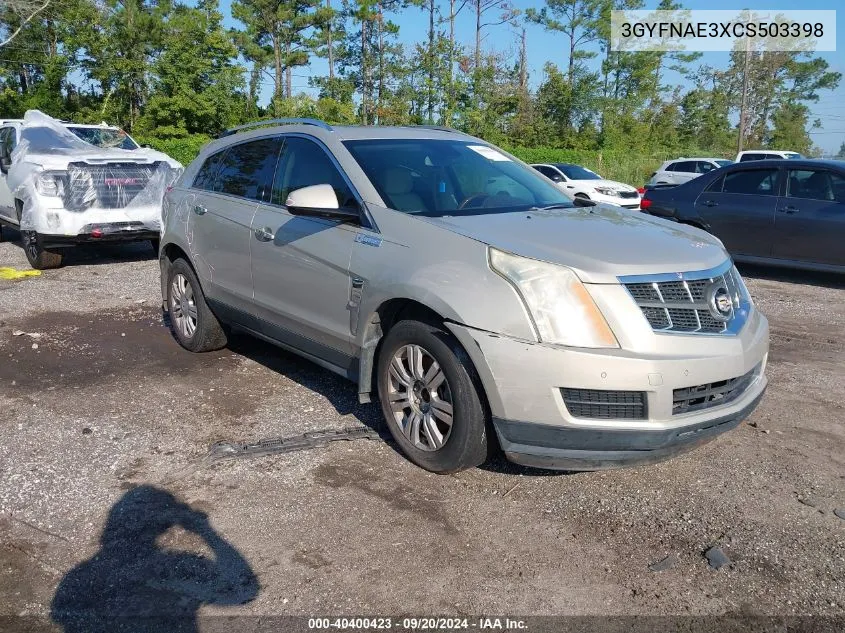 3GYFNAE3XCS503398 2012 Cadillac Srx Luxury Collection