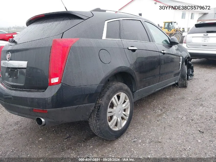 2012 Cadillac Srx Luxury Collection VIN: 3GYFNDE38CS579672 Lot: 40410851