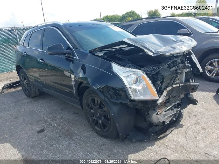 3GYFNAE32CS602491 2012 Cadillac Srx Luxury Collection