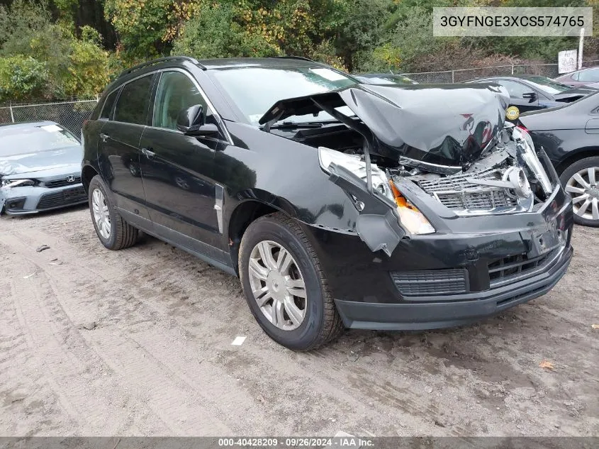 3GYFNGE3XCS574765 2012 Cadillac Srx Standard