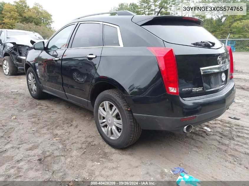 3GYFNGE3XCS574765 2012 Cadillac Srx Standard