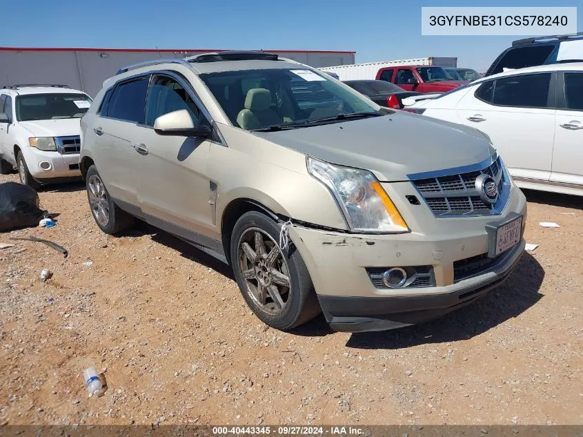 3GYFNBE31CS578240 2012 Cadillac Srx Performance Collection