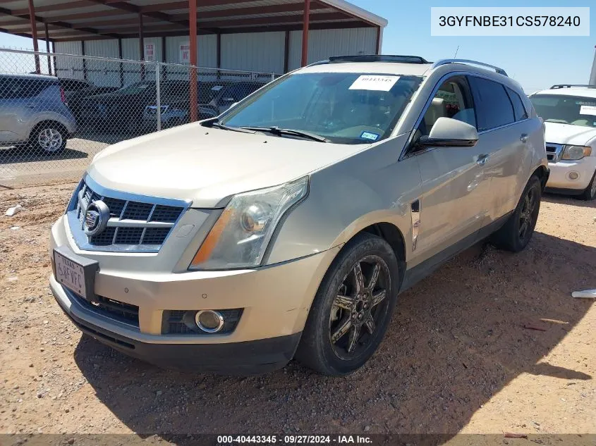 3GYFNBE31CS578240 2012 Cadillac Srx Performance Collection