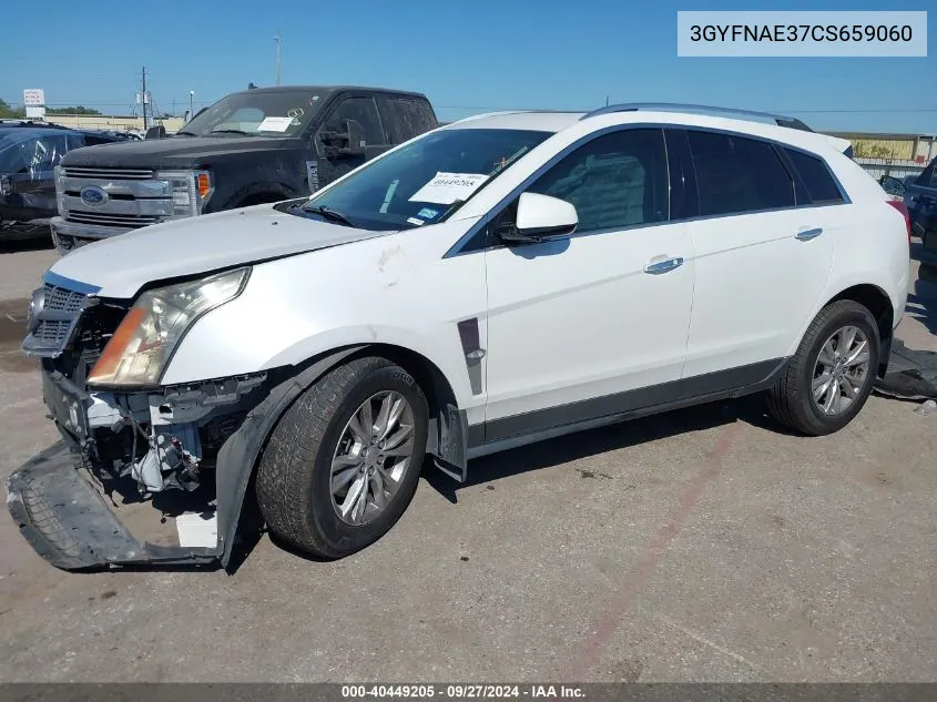 3GYFNAE37CS659060 2012 Cadillac Srx Luxury Collection