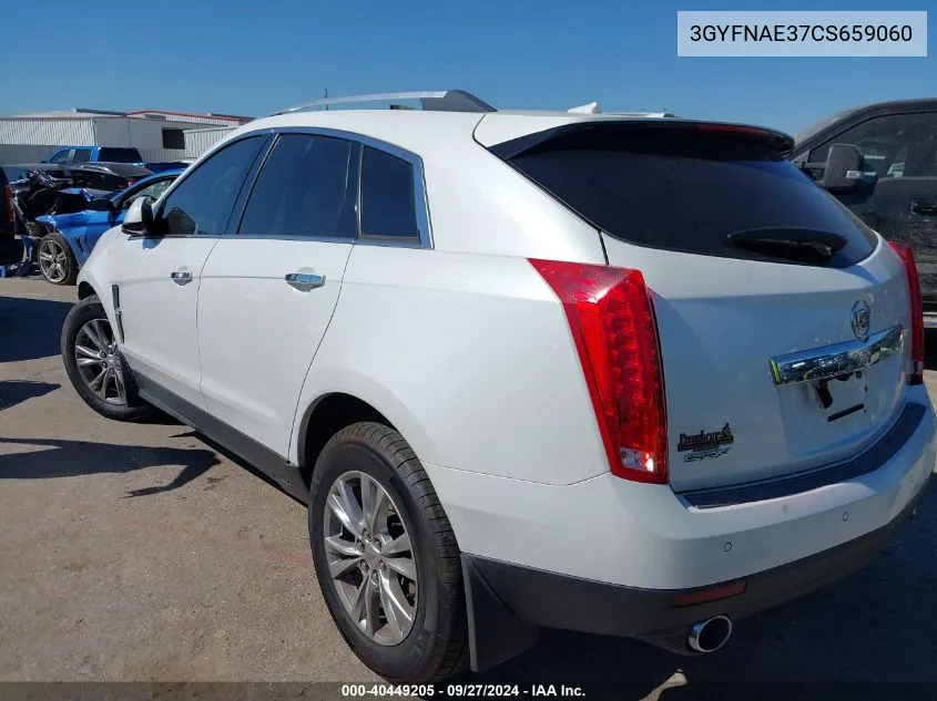 2012 Cadillac Srx Luxury Collection VIN: 3GYFNAE37CS659060 Lot: 40449205