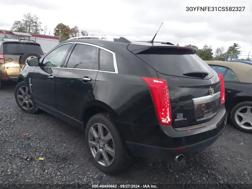 2012 Cadillac Srx Premium Collection VIN: 3GYFNFE31CS582327 Lot: 40450662