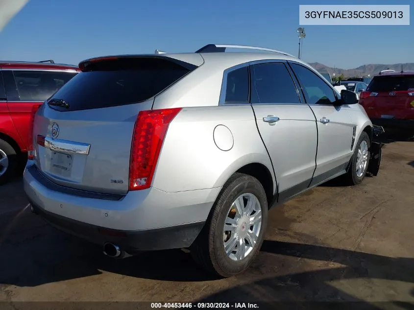 3GYFNAE35CS509013 2012 Cadillac Srx Luxury Collection