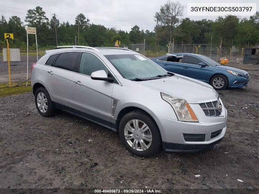 2012 Cadillac Srx Luxury Collection VIN: 3GYFNDE30CS503797 Lot: 40455673