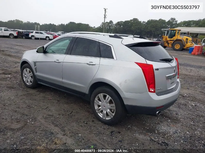 2012 Cadillac Srx Luxury Collection VIN: 3GYFNDE30CS503797 Lot: 40455673