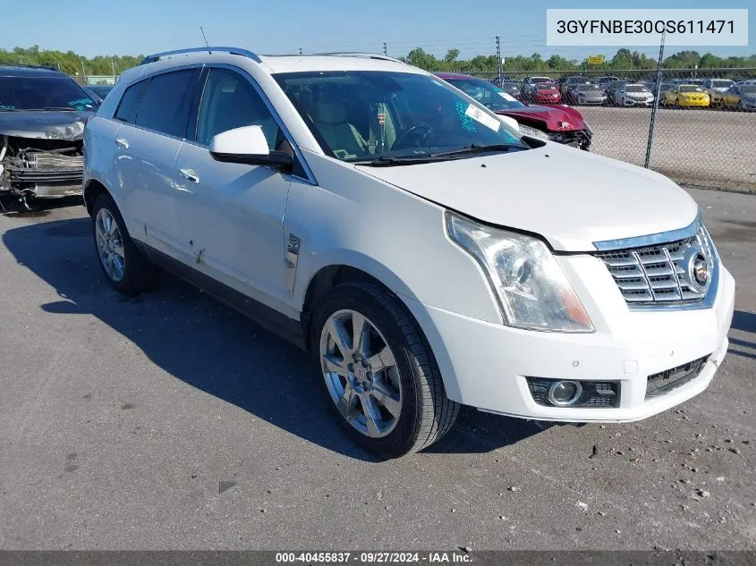 2012 Cadillac Srx Performance Collection VIN: 3GYFNBE30CS611471 Lot: 40455837