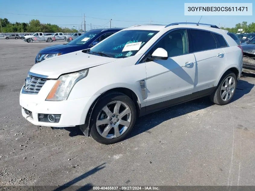 2012 Cadillac Srx Performance Collection VIN: 3GYFNBE30CS611471 Lot: 40455837